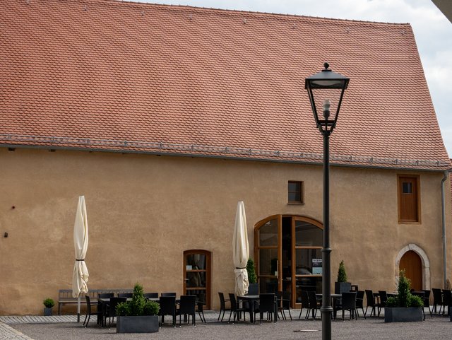 Ansicht Schloss-Stadl vom Innenhof