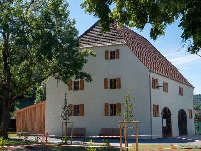 Ansicht Salzstadl nach der Sanierung mit Anbau