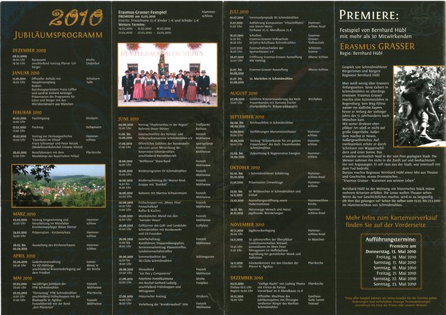 Innenseite Festprogramm