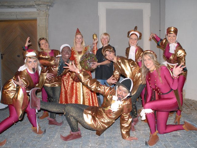 Gruppenbild Moriskentänzer vom Festspiel