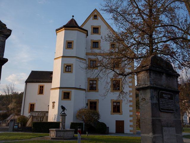 Rathaus Ansicht von Straße