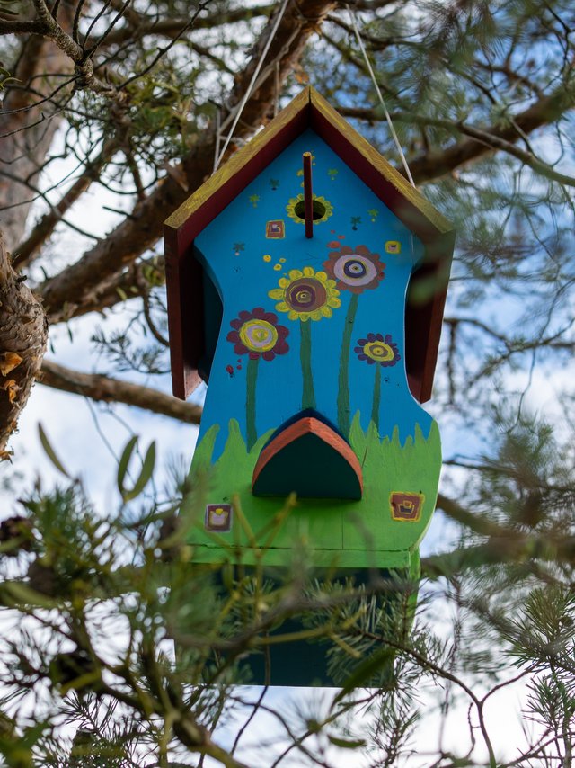 Vogelhäuschen Naturkunstpfad